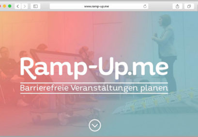 Screenshot des Portals ramp-up.me
