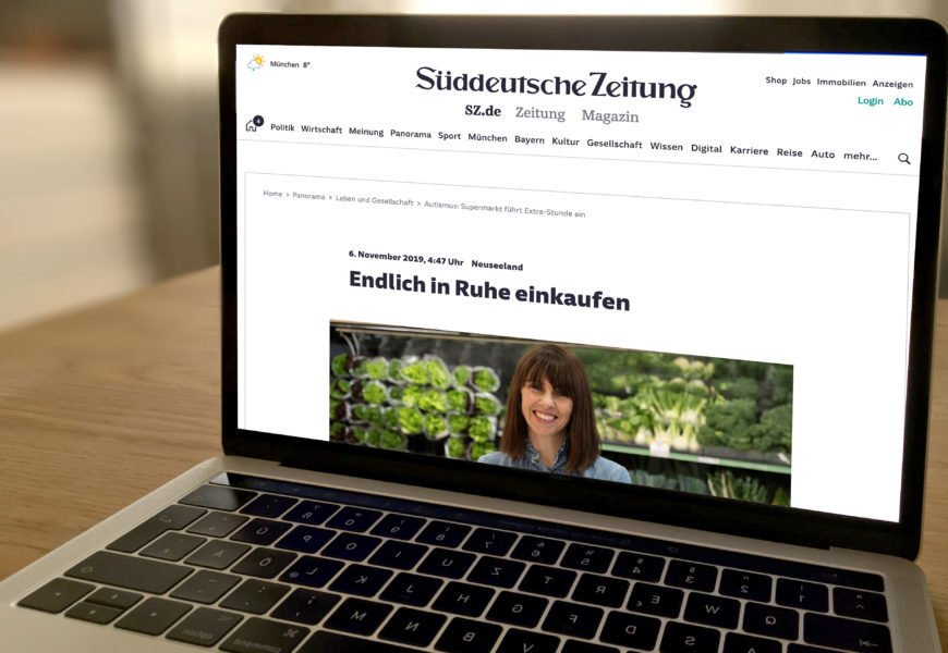 Foto eines Laptops, auf dem Sueddeutsche.de und der Artikel aufgerufen ist.