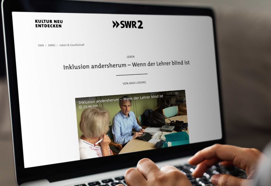 Vorschau der SWR-Website auf einem Laptop-Bildschirm