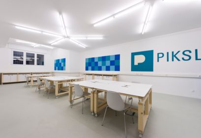 Ein Raum des „PIKSL Labor“ in Düsseldorf