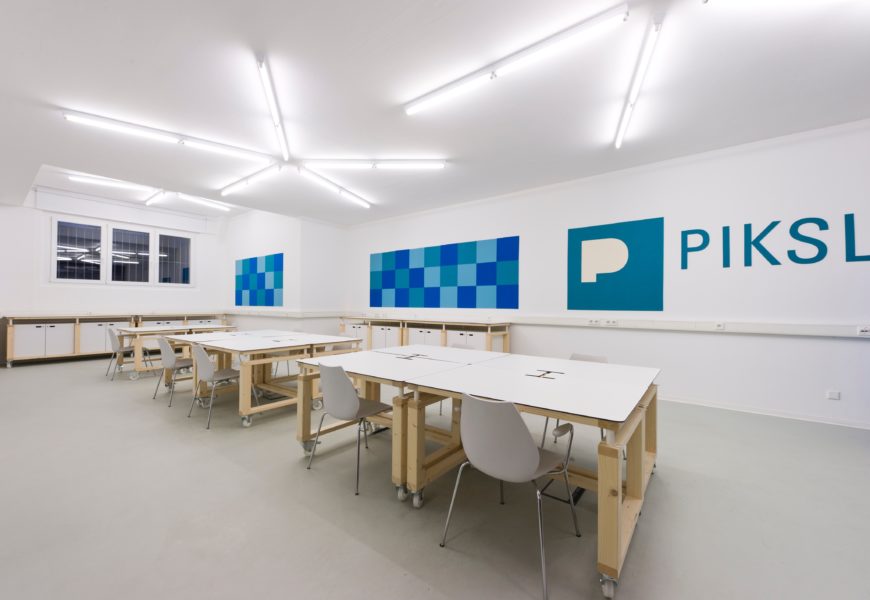 Ein Raum des „PIKSL Labor“ in Düsseldorf